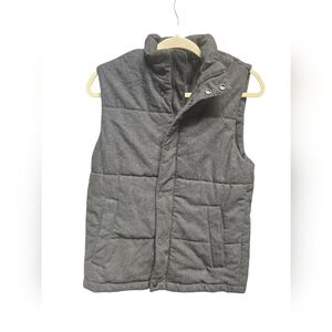 H&M Wool-blend padded gilet Sz. S Dark Gray Marled
